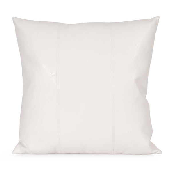 Howard Elliott 24 X 24 Textured Red Leather-like Pillow For Stylish Home Decor – Perfect For Sofas And Bedding White 100% Polyurethane 3-190-howard-elliott