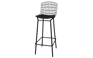 Manhattan Comfort Madeline Modern Barstool, Set of 3 Black 3-198AMC3
