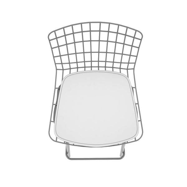 Manhattan Comfort Madeline Modern Barstool, Set of 3 Charcoal Grey and White 3-198AMC8
