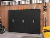 Manhattan Comfort Eiffel Modern Garage Cabinets - Set of 3 Matte Black 3-250BMC8