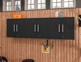 Manhattan Comfort Eiffel Modern Floating Garage Cabinets - Set of 3 Matte Black 3-251BMC8