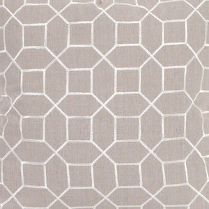 Howard Elliott 24 X 24 Pillow Claude - Elegant Abstract Floral Design In Soft Pastels For Any Living Space Decor Gray 5% Linen Base ,95% Polyester 3-604f-howard-elliott