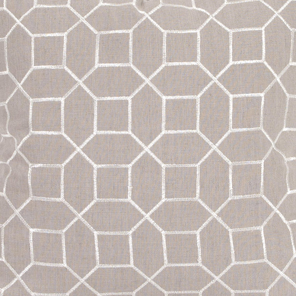 Howard Elliott 24 X 24 Pillow Claude - Elegant Abstract Floral Design In Soft Pastels For Any Living Space Decor Gray 5% Linen Base ,95% Polyester 3-604f-howard-elliott