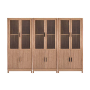 Jodie Bookcase in Maple - Set of 3 3-BC001-MP Manhattan Comfort