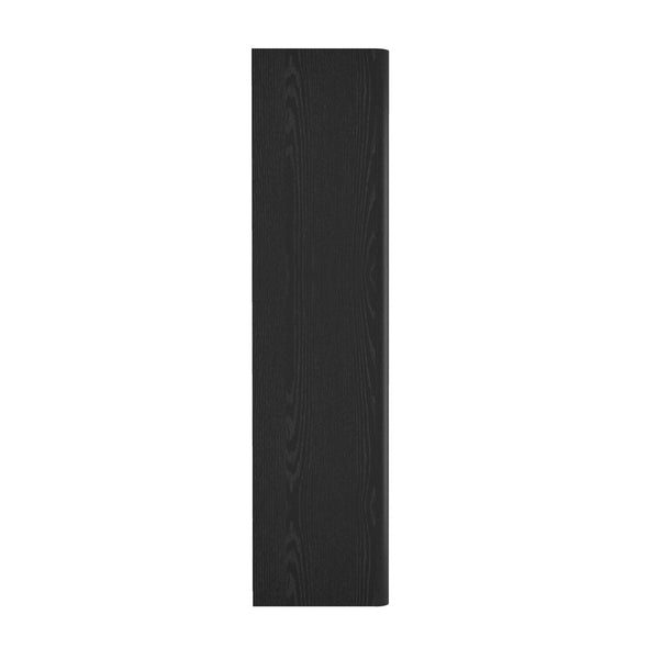 Manhattan Comfort Rivington Modern 5-shelf Bookcase - Elevate Your Space With Elegant Design And Functional Style Black Mdp 3-bc003-bk