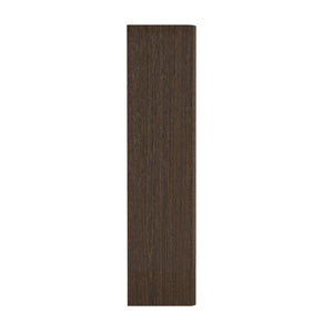 Manhattan Comfort Rivington Modern 5-shelf Bookcase - Elevate Your Space With Elegant Design And Functional Style Dark Walnut Mdp 3-bc003-br