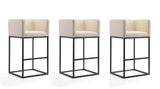 Embassy Mid-Century Modern Bar Stool (Set of 3)