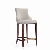 Shubert Barstool in Light Grey - Set of 3 3-BS019-LG Manhattan Comfort