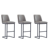 Serena Barstool in Grey - Set of 3 3-BS020-GY Manhattan Comfort