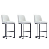 Serena Barstool in White - Set of 3 3-BS020-WH Manhattan Comfort