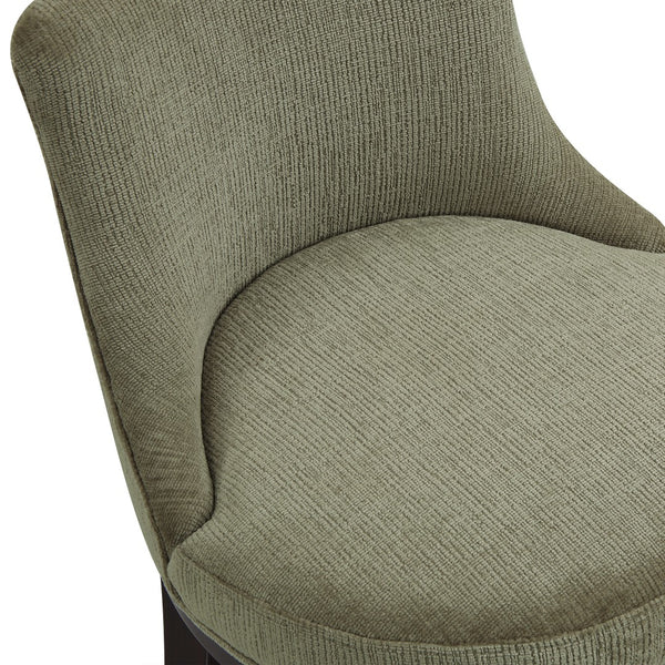 Manhattan Comfort Lucia Chenille Barstool Set Of 3 With Beech Wood Legs – Stylish Comfort For Any Space Leaf Green Beech Wood 3-bs025-gr