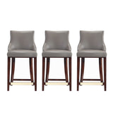 Shubert Counter Stool in Dark Taupe - Set of 3 3-CS016-DT Manhattan Comfort