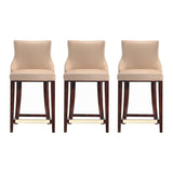 Shubert Counter Stool in Tan - Set of 3 3-CS016-TN Manhattan Comfort