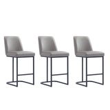 Serena Counter Stool in Grey - Set of 3 3-CS017-GY Manhattan Comfort