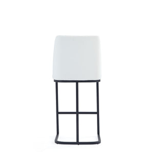 Serena Counter Stool in White - Set of 3 3-CS017-WH Manhattan Comfort