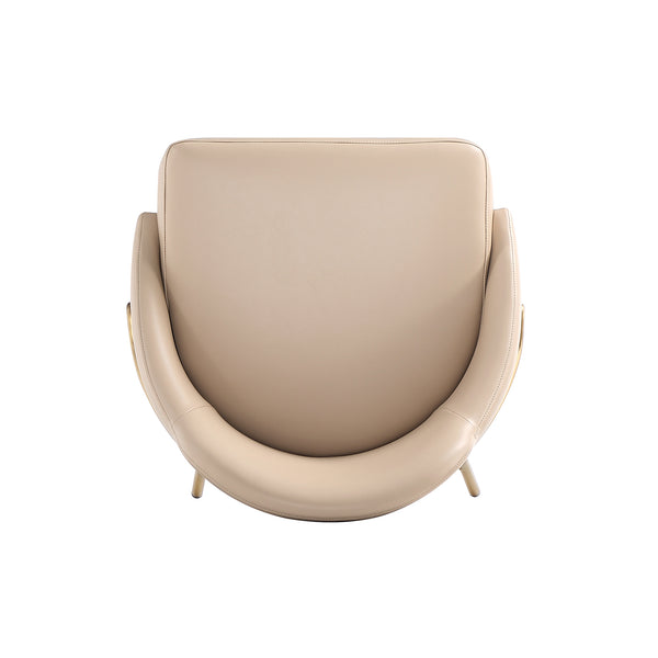 Manhattan Comfort Gracie Leatherette Counter Stools With Steel Legs For Elegant Dining Spaces – Timeless Design Tan And Gold Steel 3-cs019-gtn