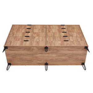 3-Piece DUMBO  5-Drawer Tall Dresser,  DUMBO 10-Drawer Double Tall Dresser, and DUMBO Nightstand 2.0 in Golden Brown 3-DB08-GB Manhattan Comfort