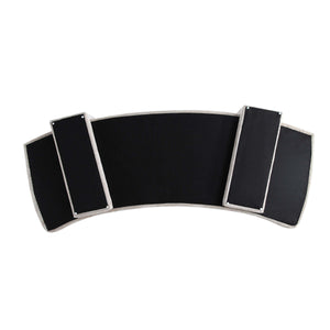 3-Piece Verandah  112" XL Sofa, and 2 Accent Chairs in Beige 3-SFAC1669-BE Manhattan Comfort