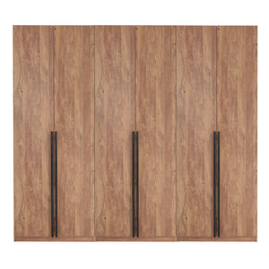 Lee Wardrobe Closet 3.0 in Golden Brown - Set of 3 3-WC003-GB Manhattan Comfort