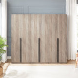 Lee Wardrobe Closet 3.0 in Rustic Grey - Set of 3 3-WC003-GY Manhattan Comfort