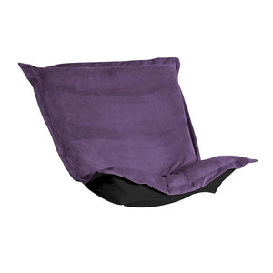 Howard Elliott Puff Chair Cushion Cover - Transform Your Decor With Luxurious Faux Fur For A Cozy Home Upgrade Purple 100% Polyester 300-223p-howard-elliott