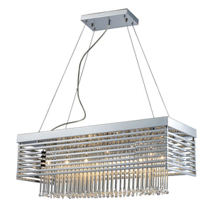 Cortina 11'' Wide 12-Light Chandelier - Polished Chrome with Crystal 30020/12 Elk Lighting