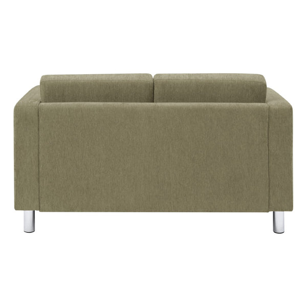 OSP Home Furnishings Pacific Club Chair with Chrome Legs Modern Upholstered Accent Seat for Living Room Loveseat PAC52-S126