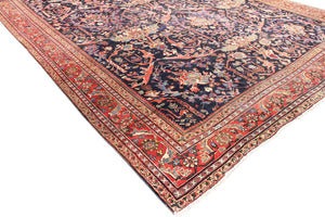 Pasargad Home Antique Melody Collection Hand-knotted Lamb's Wool Area Rug For Timeless Elegance   Mostafi 12x19