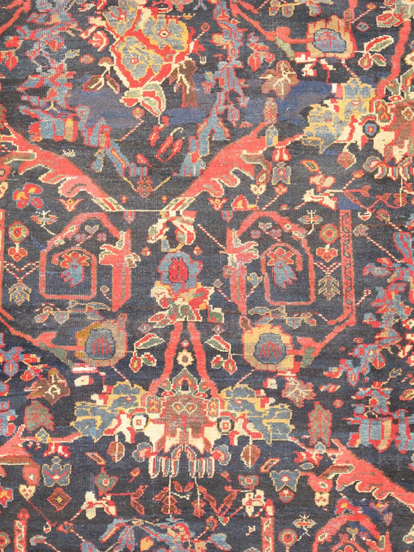 Pasargad Home Antique Melody Collection Hand-knotted Lamb's Wool Area Rug For Timeless Elegance   Mostafi 12x19