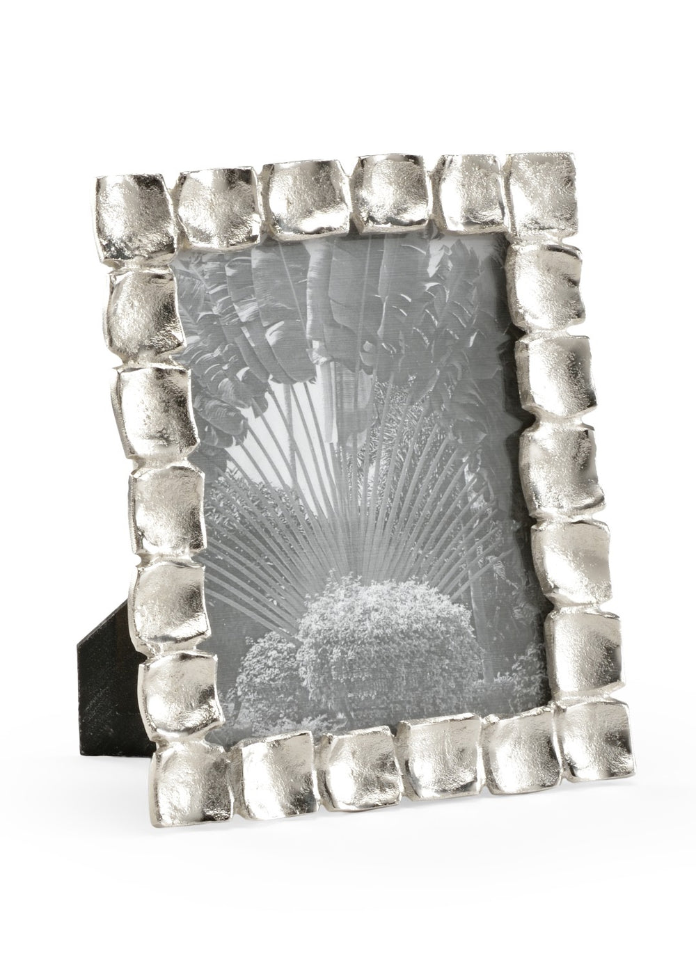 Wildwood Shoe Buckle Frame Mount Vernon Patinated Silver Photo Frame With Classic Buckle Motif And Glass Cover For Display 8h x 6w x 1d 300705