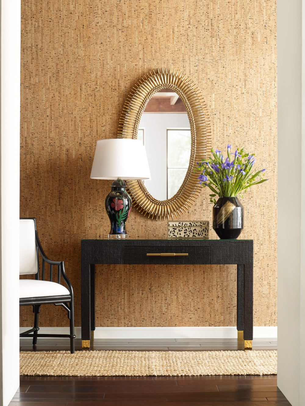 Wildwood Lucius Oval Wall Mirror With Antique Leaf Finish, 46" X 28" – Elegant, Reflective Focal Point For Entryways Gold 300852