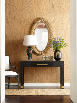 Wildwood Lucius Oval Wall Mirror With Antique Leaf Finish, 46" X 28" – Elegant, Reflective Focal Point For Entryways Gold 300852