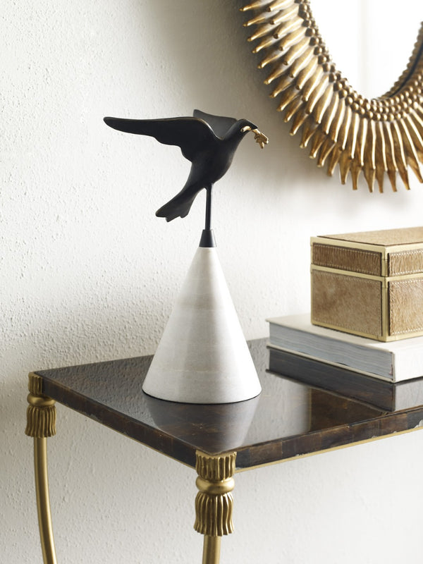 Wildwood Lucius Oval Wall Mirror With Antique Leaf Finish, 46" X 28" – Elegant, Reflective Focal Point For Entryways Gold 300852