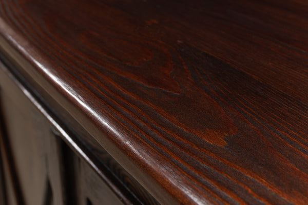 Sarreid Marksman Sideboard Dark Brown - Stylish 6-door Storage With 3 Removable Shelves For Any Space Brown  30096