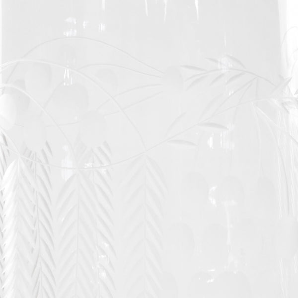 Wildwood Weeping Weeping Grape Vase — 15" Hand-Cut Clear Glass Vase With Faceted Grape Pattern For Flowers & Candles 300999