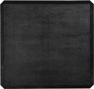 Meridian Furniture Parker Ash Veneer Wall Mirror with Stylish Frame for Modern Entryway or Living Room Decor Black 300Black-M