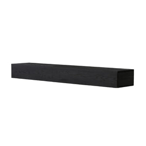 English Elm 60'' Western Red Cedar Floating Mantel Shelf Rustic Farmhouse Wall Decor 70 Lb W2640P358912