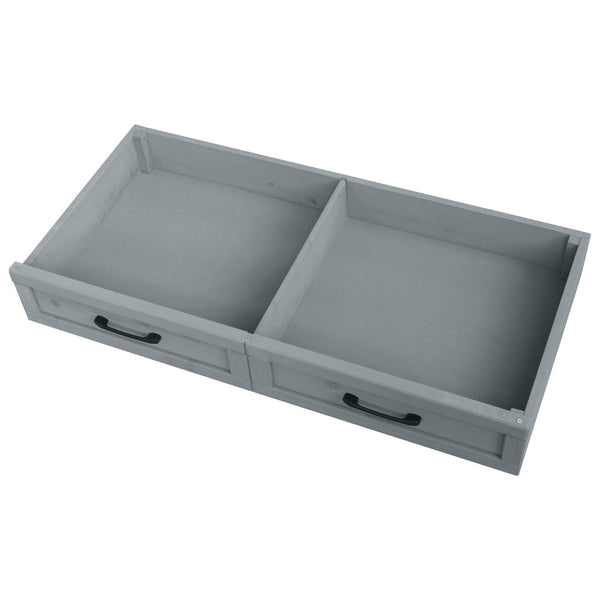 English Elm K&k Outdoor Modular Kitchen Island 2 Piece Fir Wood Stainless Steel Sink Station N707S000024G