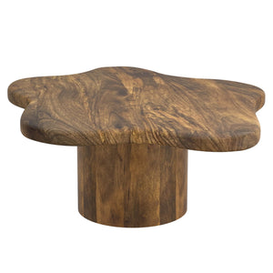 Worldwide Home Furnishings Mayal-coffee Large Designer-inspired Mango Wood Table For Modern And Rustic Home Decor Styles Walnut Solid Mango Wood 301-149lg_Wal