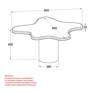 Worldwide Home Furnishings Mayal-coffee Large Designer-inspired Mango Wood Table For Modern And Rustic Home Decor Styles Walnut Solid Mango Wood 301-149lg_Wal