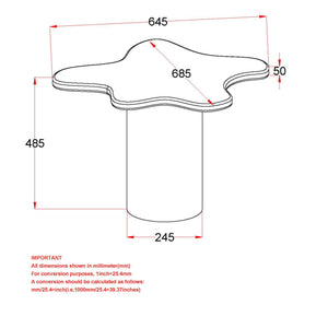 Worldwide Home Furnishings Mayal-coffee Stylish Mango Wood Table – Designer-inspired For Modern Or Rustic Decor Styles Walnut Solid Mango Wood 301-149sm_Wal