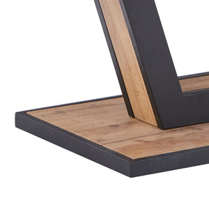 Worldwide Home Furnishings Forna-coffee Table - Stylish Natural Wood & Black Metal Design For Modern Living Room Elegance Natural,Black Engineered Wood,Metal 301-161nat