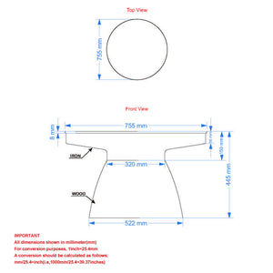 Worldwide Home Furnishings Boden-coffee Table - Elegant Black Iron Top & Solid Mango Wood Base For Timeless Living Room Style Black,Walnut Metal,Solid Wood 301-229bk