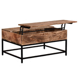 Ojas Lift Top Coffee Table Natural Burnt