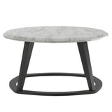 !nspire Pascal Coffee Table Grey Grey Faux Marble/Solid Wood