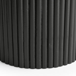 Worldwide Home Furnishings Jilsa-coffee Table - Elegant Solid Mango Wood With Bevelled Marble Top For A Chic Living Space Black,Black Solid Wood,Marble 301-551blk