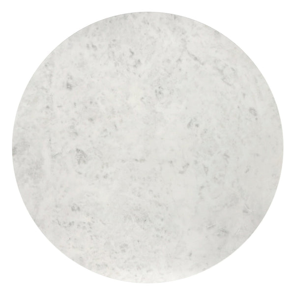 Worldwide Home Furnishings Jilsa-coffee Table - Elegant Solid Mango Wood With Bevelled Marble Top For A Chic Living Space Walnut,White Solid Wood,Marble 301-551wal