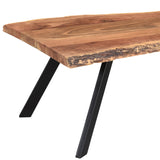 !nspire Virag Coffee Table Natural Natural/Black Solid Wood/Iron