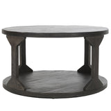 !nspire Avni Coffee Table Distressed Grey Solid Wood