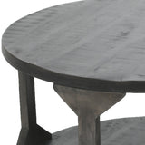 !nspire Avni Coffee Table Distressed Grey Solid Wood